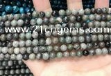 CGJ510 15.5 inches 4mm round green forst jasper beads wholesale