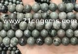 CGJ514 15.5 inches 12mm round green forst jasper beads wholesale