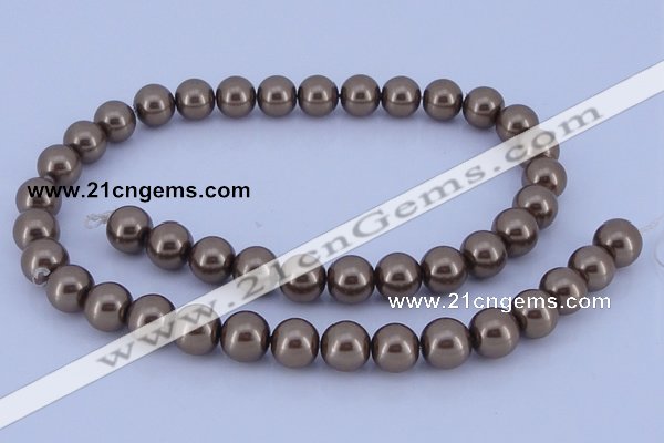 CGL101 2PCS 16 inches 25mm round dyed plastic pearl beads wholesale