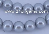 CGL169 5PCS 16 inches 18mm round dyed plastic pearl beads wholesale