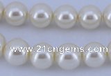 CGL29 5PCS 16 inches 18mm round dyed plastic pearl beads wholesale
