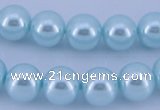 CGL350 5PCS 16 inches 20mm round dyed plastic pearl beads wholesale