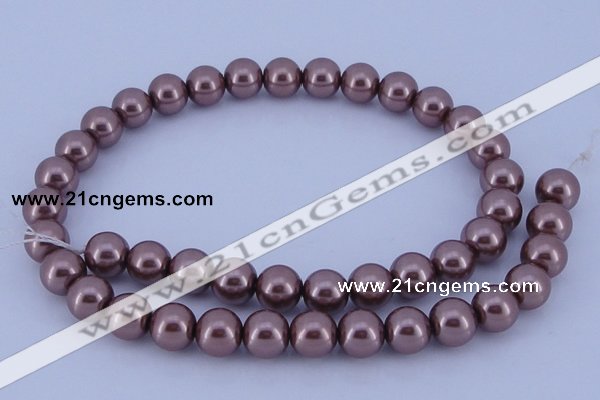 CGL399 5PCS 16 inches 18mm round dyed plastic pearl beads wholesale