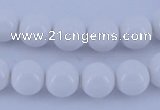 CGL859 5PCS 16 inches 14mm round heated glass pearl beads wholesale
