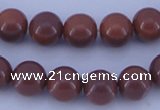 CGL885 10PCS 16 inches 6mm round heated glass pearl beads wholesale