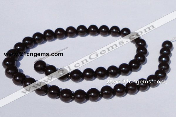 CGL897 10PCS 16 inches 6mm round heated glass pearl beads wholesale