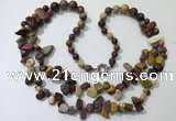 CGN542 27 inches fashion mookaite gemstone beaded necklaces