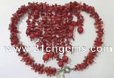 CGN838 20 inches stylish coral statement necklaces wholesale