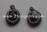 CGP1510 18*25mm oval amethyst gemstone pendants wholesale