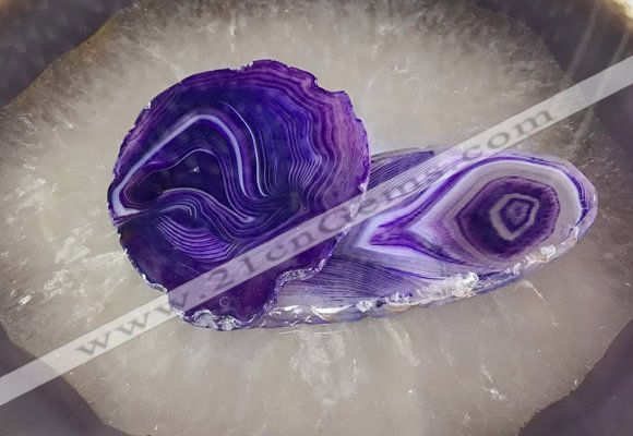 CGP2003 35*65mm - 65*100mm freeform agate slab pendants