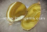 CGP2011 30*50mm - 50*80mm freeform agate slab pendants wholesale