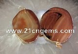 CGP2012 30*50mm - 50*80mm freeform agate slab pendants wholesale