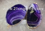 CGP2013 30*50mm - 50*80mm freeform agate slab pendants wholesale