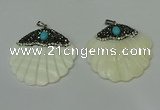 CGP295 45*48mm pearl shell pendants wholesale