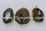 CGP3012 35*45mm - 40*50mm freeform opal gemstone pendants