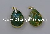 CGP3015 25*45mm freeform agate gemstone pendants wholesale