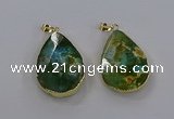 CGP3015 25*45mm freeform agate gemstone pendants wholesale