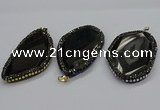 CGP3063 40*65mm - 45*70mm freeform agate gemstone pendants
