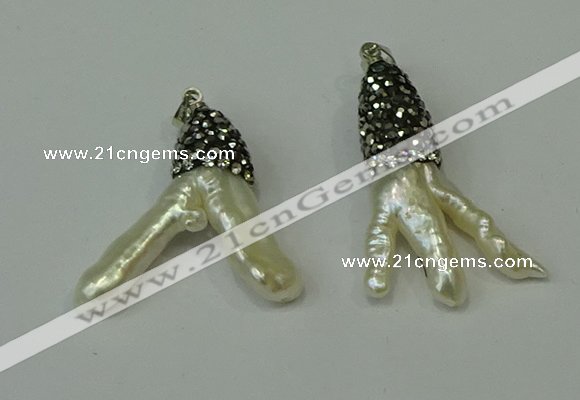 CGP315 20*30mm - 25*35mm pearl pendants wholesale