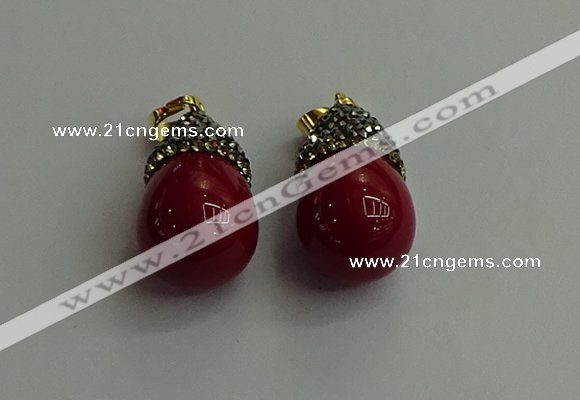 CGP323 15*25mm - 15*30mm teardrop pearl shell pendants wholesale