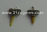 CGP399 20*25mm - 22*35mm shark teeth pendants wholesale