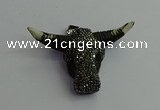 CGP400 45*65mm ox-head bone pendants wholesale