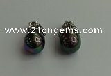 CGP462 15*25mm - 15*30mm teardrop pearl shell pendants wholesale