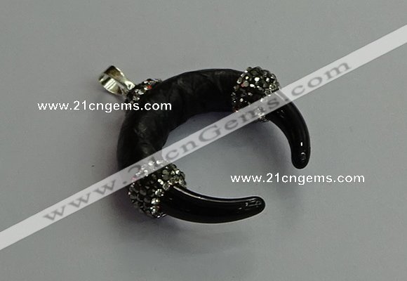 CGP646 10*40*40mm resin pendants jewelry wholesale