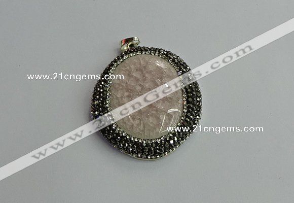 CGP662 40*45mm - 45*50mm freeform ceramic pendants wholesale