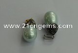 CGP717 15*25mm - 15*30mm teardrop shell pearl pendants wholesale