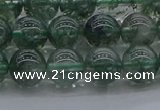 CGQ502 15.5 inches 8mm round imitation green phantom quartz beads