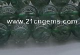 CGQ503 15.5 inches 10mm round imitation green phantom quartz beads