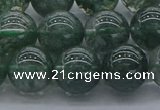 CGQ504 15.5 inches 12mm round imitation green phantom quartz beads