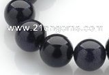 CGS04 15 inches 14mm round blue goldstone beads Wholesale