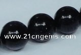 CGS103 15.5 inches 18mm round blue goldstone beads wholesale