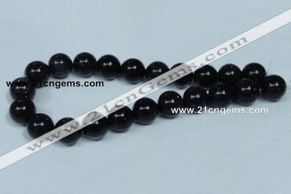 CGS103 15.5 inches 18mm round blue goldstone beads wholesale