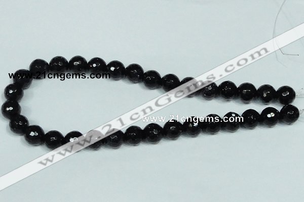 CGS108 15.5 inches 12mm faceted round blue goldstone beads wholesale