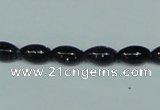 CGS120 15.5 inches 6*10mm rice blue goldstone beads wholesale