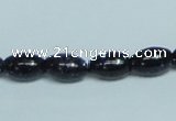 CGS121 15.5 inches 8*12mm rice blue goldstone beads wholesale