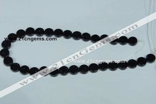 CGS124 15.5 inches 4*12mm coin blue goldstone beads wholesale