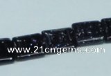 CGS128 15.5 inches 14*14mm square blue goldstone beads wholesale