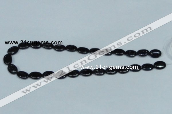 CGS134 15.5 inches 10*14mm oval blue goldstone beads wholesale