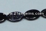 CGS135 15.5 inches 13*18mm oval blue goldstone beads wholesale