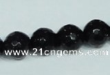 CGS139 15.5 inches 14mm faceted round blue goldstone beads wholesale