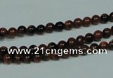 CGS200 15.5 inches 4mm round blue & brown goldstone beads wholesale