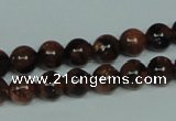 CGS202 15.5 inches 8mm round blue & brown goldstone beads wholesale