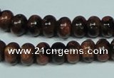 CGS207 15.5 inches 7*10mm rondelle blue & brown goldstone beads wholesale