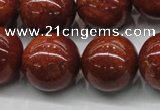 CGS308 15.5 inches 20mm round natural goldstone beads