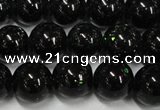 CGS402 15.5 inches 8mm round green goldstone beads wholesale