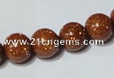 CGS52 15.5 inches 12mm round goldstone beads wholesale